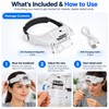 USB Rechargeable LED Head Magnifier for Watch Repair – Hands-Free