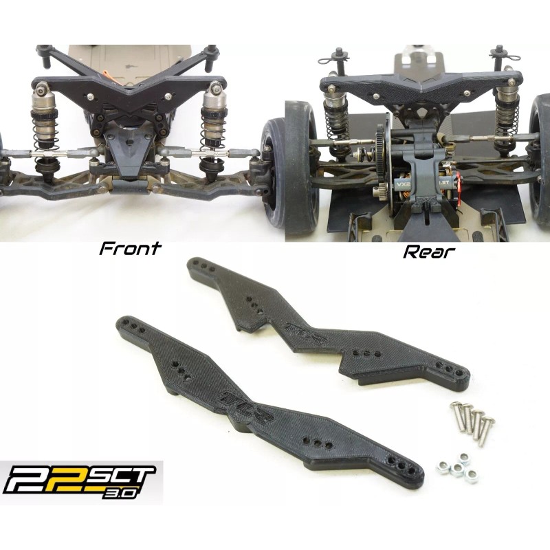 AJC Mods Losi 22 SCT 3.0 Drag Car Vertical Shock