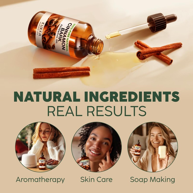 KUKKA essential oils Kukka Cinnamon Essential Oil for Diffuser -