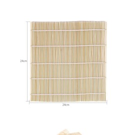 2 Pack Bamboo Sushi Rolling Mat, Sushi roll maker, Sushi bazooka (9.5" x 9.6")…