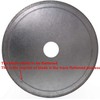 JINGLING 100mm 4" Diamond Lapidary Saws Blades, Super-Thin Rim 0.35mm