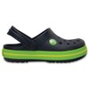 Crocs Boy's Clog, Navy Volt Green, 9 Little Kid