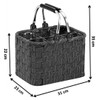 Kobolo Bottle Carrier Bottle Basket Nylon Mesh for 6 Bottles