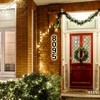 6 Inch Backlit House Numbers for Outside, Stainless Steel, LED