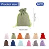 EOWVISN 24 Pieces Drawstring Fabric Bags, Mini Storage Bags, Jewelry