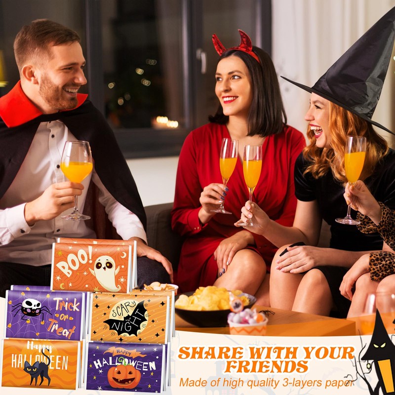 10 Pack Cute Halloween Travel Tissues Pocket Size, Slim Pack