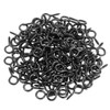 Powlankou 160 Pieces 1 inch Screw Eyes, Black Zinc Plated