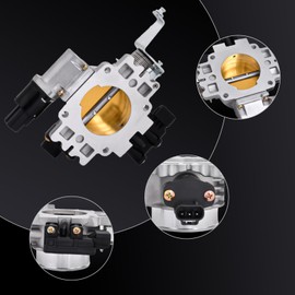 PHILEMONIX 53032023AB 60mm Throttle Body Compatible with Jeep Wrangler TJ Grand Cherokee Cherokee 4.0L 1996 1997 1998 1999 2000 2001 Comanche 1991 1992 56029405