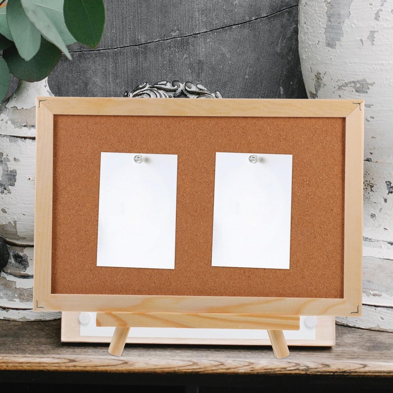 STOBOK Office Cork Board, Cork Board, Double-Sided, Tabletop, Decorative Board,