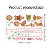 Merry Christmas Wall Decals Peel and Stick Wall Art Gingerbread