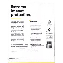 For Apple BodyGuardz Pure 2 Tempered Glass Screen Protector-12.9