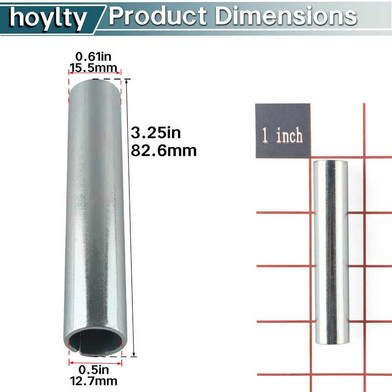 hoylty 332 Steel Wheel Bushing 1/2“ ID X 5/8” OD