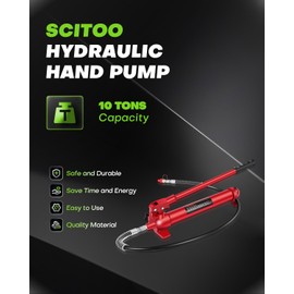 Hydraulic Hand Pump 10 Ton Red