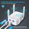 WiFi Extender Fastest WiFi Booster 1200Mbps Dual Band (5GHz/2.4GHz) WiFi