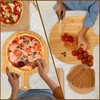 Pizza Peel Wooden, 2 Pack of 12 Inch Pizza Spatula