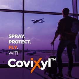 Covixyl Protective Nasal Spray, Immune Support and Aids Cold Defense, Helps Block Airborne Viruses, Fast-Acting and Lasts Up to 6 Hours (6-Pack)
