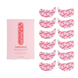 Topicals Faded Máscaras Iluminadoras para Debajo de los Ojos | Parches para Desinflar, Hidratar, Iluminar y Enfriar | Reduce las Ojeras y Líneas Finas | Contiene Ácido Kójico, Cafeína y Niacinamida