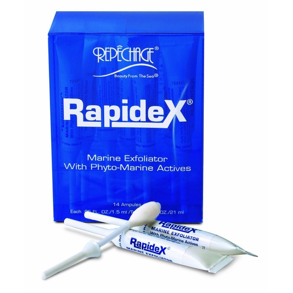 Repechage Rapidex Marine Exfoliator - Natural Facial Exfoliating Scrub with Glycolic & Alpha Hydroxy Acids - Deep Pore Cleansing Gentle Face Exfoliator for Anti-Aging
