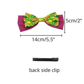 Bow Tie Bow Knot Hair Pin Clips Accessory props decorations Head wear for Demon Slayer Nezuko Shinobu Zenitsu Cosplay use (Tomioka Giyuu)