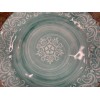 Cynthia Rowley Melamine Dinner Plates Blue Medallion Swirl Cynthia Rowley