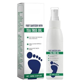 Foot Sanitizer Spray with Tea Tree Oil, Tea Tree Oil Spray for Foot and Nail Sanitizer, Clear Foot Sanitizer Spray (1PCS) - Color: 1PCS