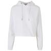 Urban Classics Tb5401-Ladies Heavy Short Hoody Felpa con Cappuccio, Bianco,