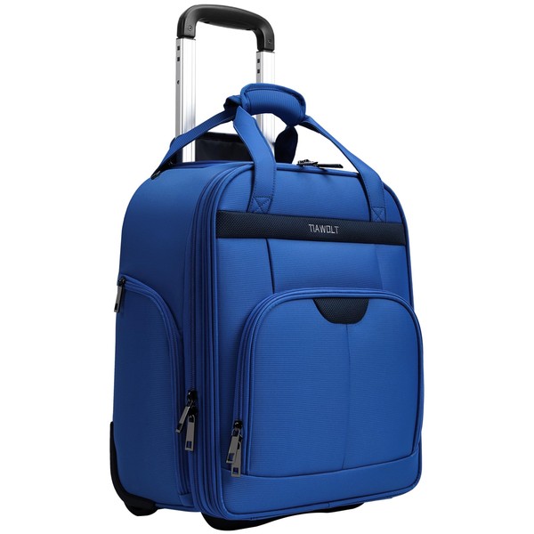 TIAWOLT Weekender Overnight 16-Inch Underseat Carry-on Luggage With Wheels Soft