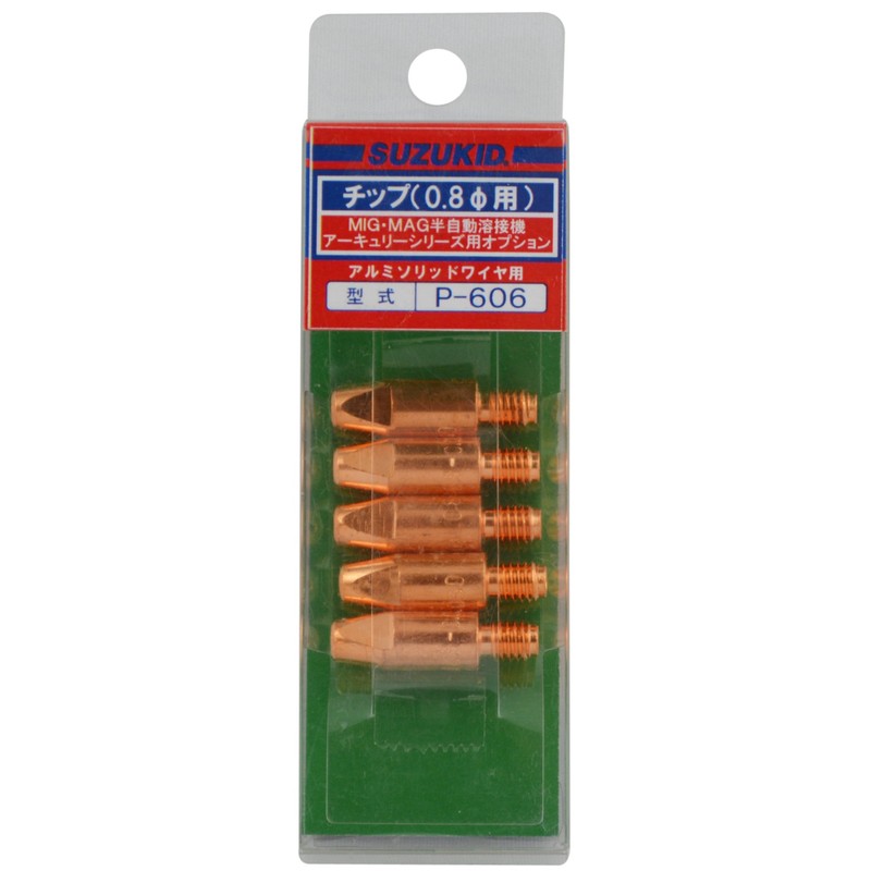 Star Denki Manufacturing (SUZUKID) P-606 Solid Gas Aluminum Chip 0.8φ