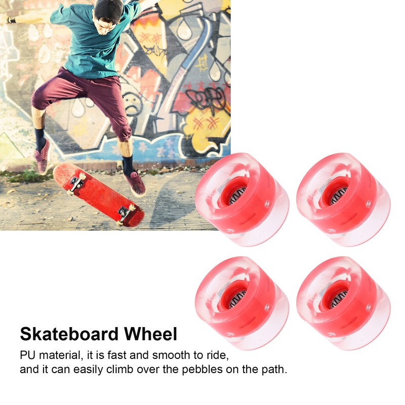 78A 60x45mm HighElastic Skateboard Flash Wheel PU Filling for Longboard