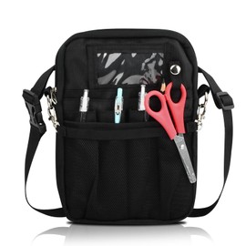 Marjoramy Waist Bag, Nurse Belt Bag, Utility Waist Tool Organiser, Waist Bag with Adjustable Belt for Scissors, Gauze, Pen and Paper, Gloves and Cloths