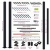 CR Fence & Rail Horizontal Metal Deck Railing, 6ft Wide