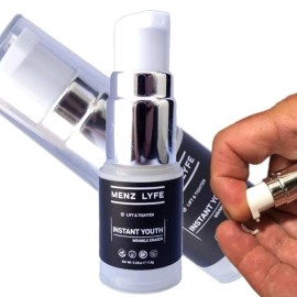 MENZ LYFE Instant Youth Wrinkle Eraser Skin Lift Target Wrinkles Powerful Skincare