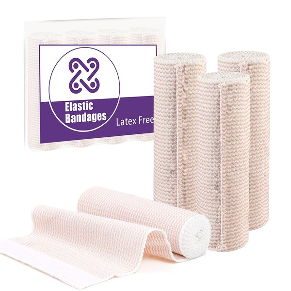 Premium Elastic Bandage Wrap 15cm x 4.5m Compression Bandages Wraps