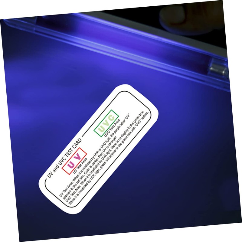 CHILDWEET 10pcs Uv Test Cards for Home Use Testing Strips