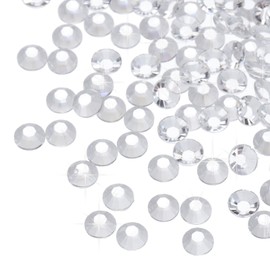 sourcing map 25000 Pcs Transparent Resin Flatback Rhinestone SS16 4mm Resin Non Hotfix Rhinestones for Crafts DIY Design, Tumblers, Clothes, Makeup, Nail Art