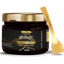 Nature Blaze Pure Organic Himalayan Shilajit Resin for Men & women (1.0 Ounce / 30Gm)
