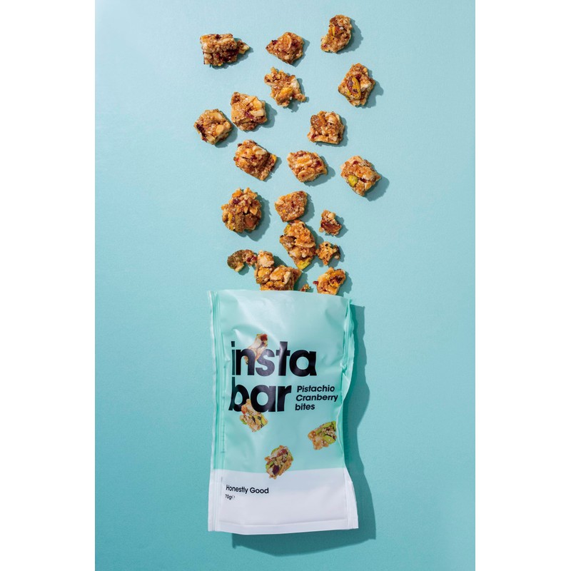 instabar Pistachio & Cranberry Bites 2.4 oz (70 g) (Gluten