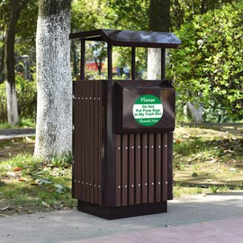Please Do Not Put Poop Bags in My Trash Bin Sign,7 Inch,10 Pcs Per Pack
