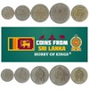 Democratic Socialist Republic of Sri Lanka 5 Mixed Coins |