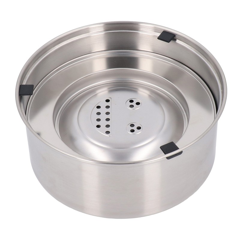 Dog Water Bowl Dispenser 304 Stainless Steel Spill Proof 3L