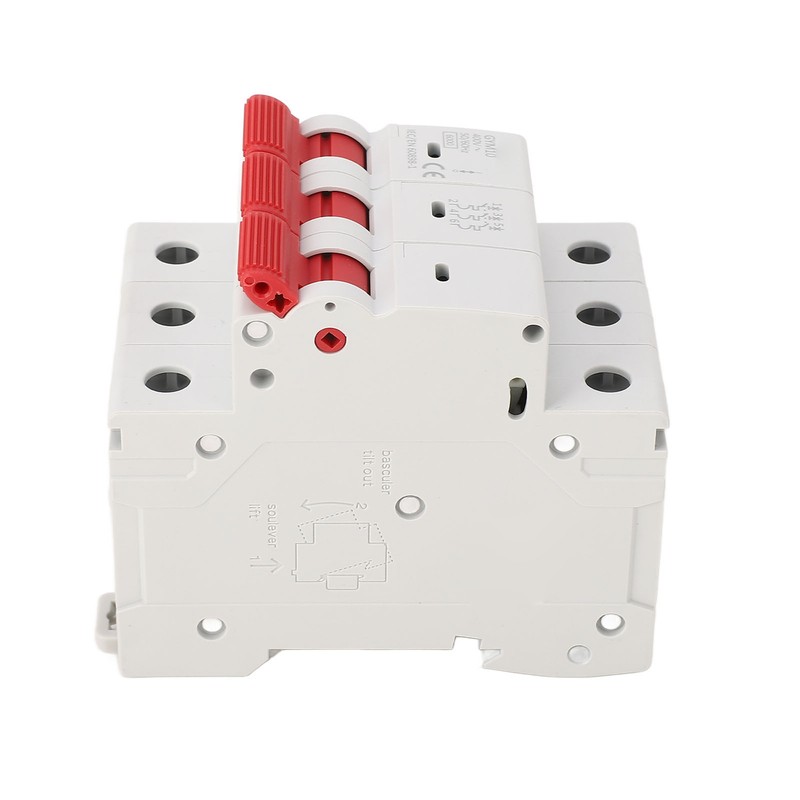 Miniature Circuit Breaker 6KA 3P DIN Rail Mounted Circuit Breaker