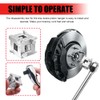 HQRNYP Cube Brake Caliper Compression Tool, Caliper Piston Compressor Tool,