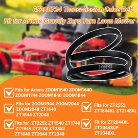 07200724 Transmission Drive Belt Fit for Ariens Gravely Zero Turn Lawn Mower, Compatible with Ariens ZOOM1540 ZOOM1640 ZOOM1744 ZOOM1840 ZOOM1844 Gravely, Replaces 7200724