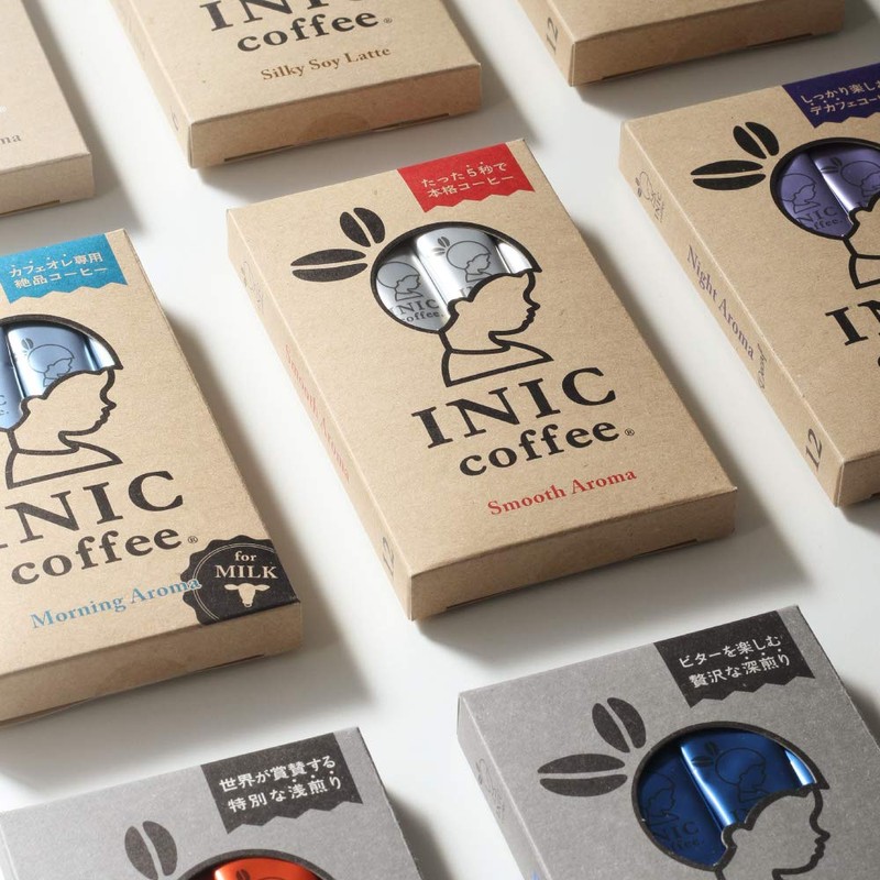 INIC Coffee Smooth Aroma Sachet, 12 Sachets, Classic Regular Blend,