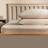 OHS Cream White Fluffy Bed Pillow Cases Teddy Fleece, Thermal