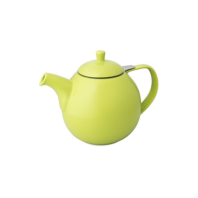 FORLIFE Curve Teapot with Infuser, 45-Ounce, Lime
