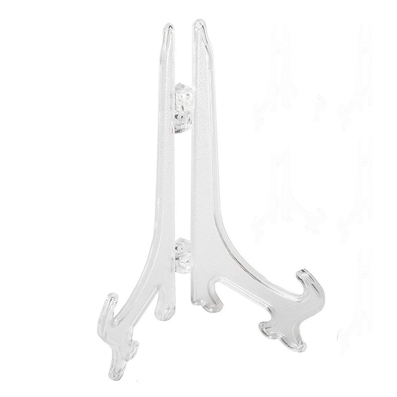 LABABE Plastic Easels Display Stands Plate Picture Frame Stand Holder