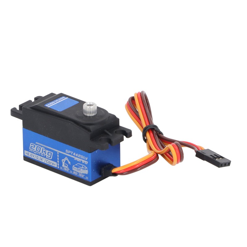 20KG RC Digital Servo with Arm Blue Metal Gear Accurate