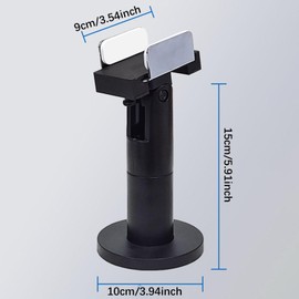 Amagogo Pos Machine Stand Black Versatile Rotatable Credit Card Machine Holder Accessories for Supermarket School Retail Store Desk