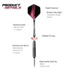 Fahmm Professional steel tip Darts set-22G Pack Of 6 Aluminium
